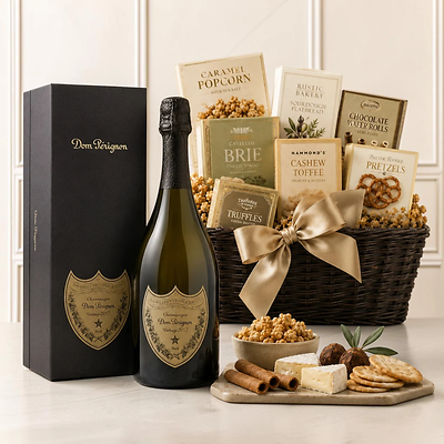 Dom Perignon Champagne Gift Basket Dom Perignon Champagne Gift Basket