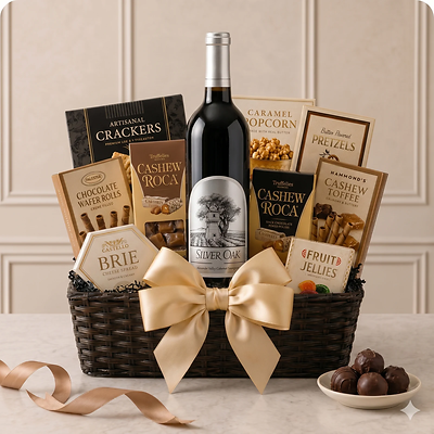 Silver Oak Cabernet Sauvignon Gift Basket