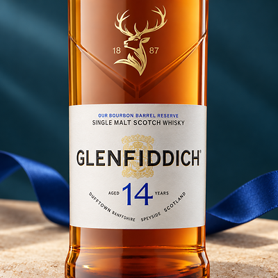 Glenfiddich 14 Year Bourbon Barrel Reserve Single Malt Scotch Whisky