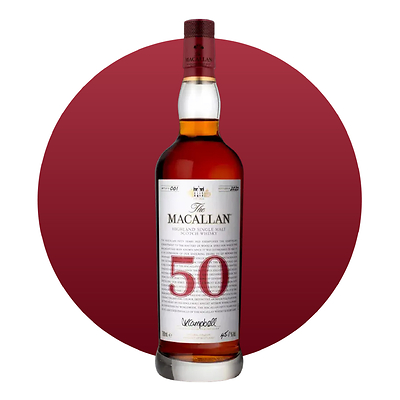 Macallan 50 Year 'Red Collection' Single Malt Scotch Whisky