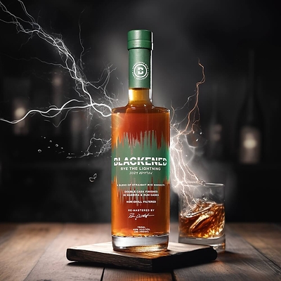 Blackened Rye Whiskey 2024 Edition 'Rye the Lightning' 750ml Blackened Rye Whiskey 2024 Edition 'Rye the Lightning' 750ml