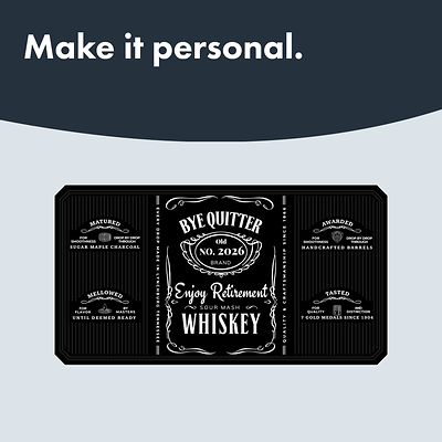 Jack Daniel's Old No 7 Custom Label Bottle