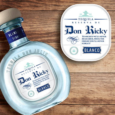 Don Julio Custom Label Bottle