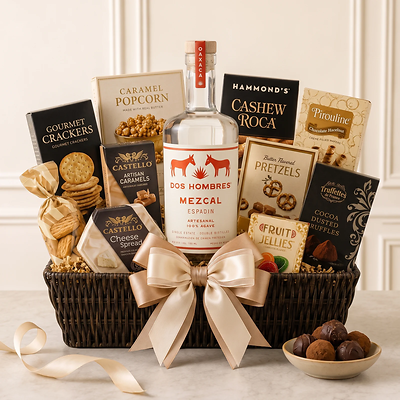 Dos Hombres Mezcal Gift Basket