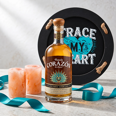 (Buffalo) Trace My Heart Tequila Gift Set (Buffalo) Trace My Heart Tequila Gift Set