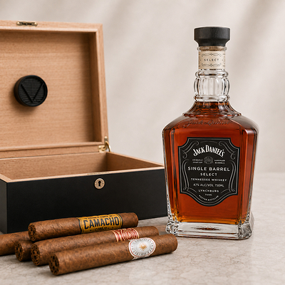 Jack Daniel's Single Barrel Humidor Set