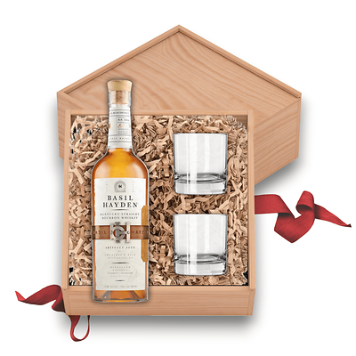 Basil Hayden Gift Set with Glasses Basil Hayden Gift Set with Glasses