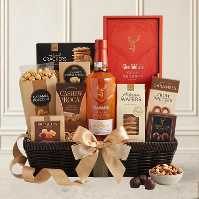 Glenfiddich 21 Year Grand Reserva Gift Basket