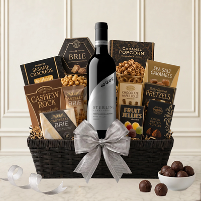 Sterling Merlot Gift Basket