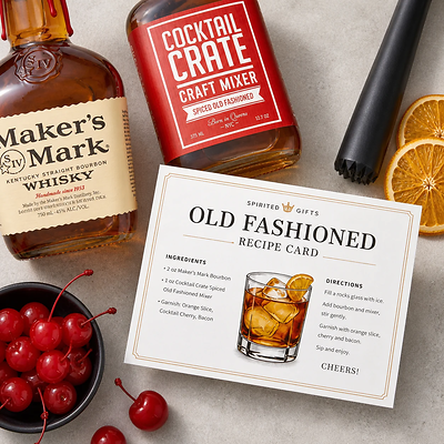 Bacon Old Fashioned Cocktail Kit with Maker’s Mark Bourbon & Bitters