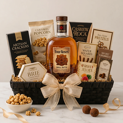 Four Roses Gift Basket Four Roses Gift Basket