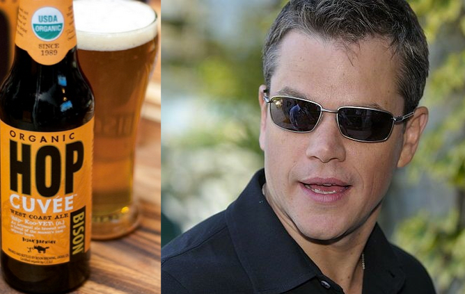 Matt Damon Beer