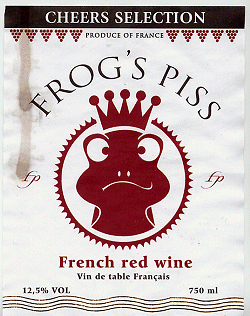 Frog’s Piss Wine