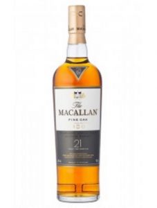 Engraved Bottle: Macallan 21 Year Fine Oak Single Malt Scotch Whisky (Engraved Bottle)